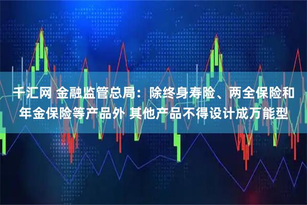 千汇网 金融监管总局：除终身寿险、两全保险和年金保险等产品外 其他产品不得设计成万能型