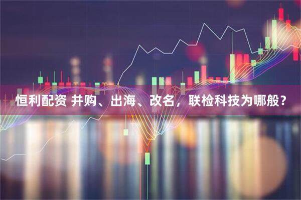 恒利配资 并购、出海、改名，联检科技为哪般？