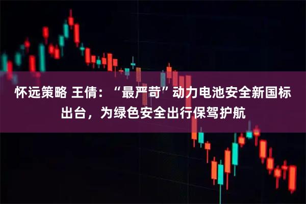 怀远策略 王倩：“最严苛”动力电池安全新国标出台，为绿色安全出行保驾护航
